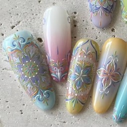 Press on Nails Factory - Long French Leopard False Nails