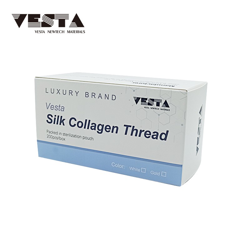 Collagen Silk Thread Mask Manufacturer - No Needle Lifting White