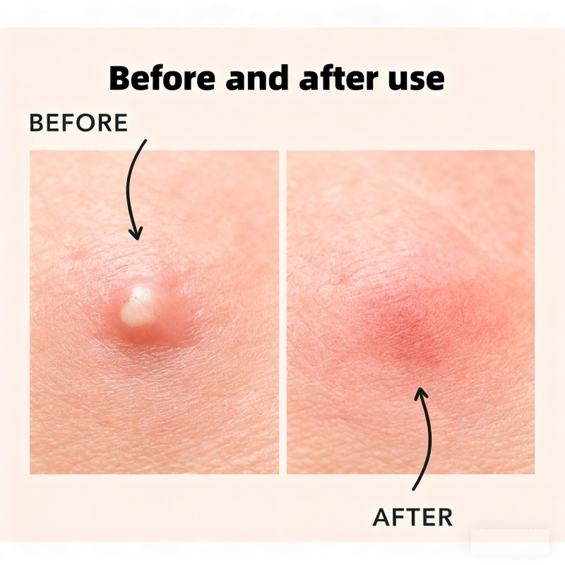 Hydrocolloid Pimple Patches Manufacturer - 24 Counts Natural Ingredients