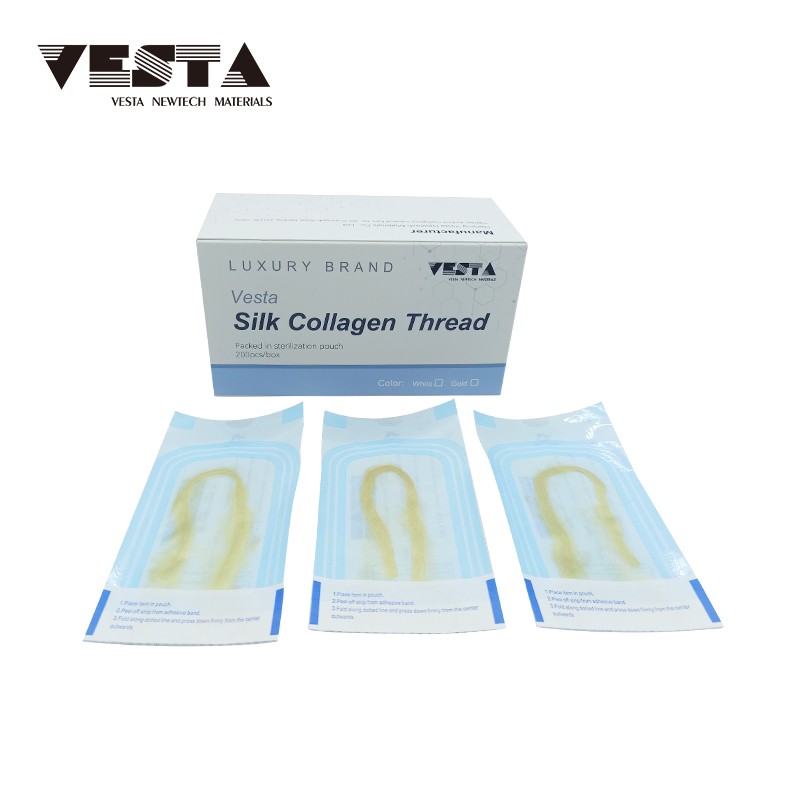 Collagen Silk Thread Mask Manufacturer - No Needle Lifting White