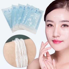 Collagen Silk Thread Mask Manufacturer - No Needle Lifting White