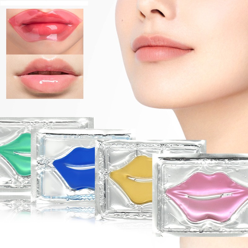 Pink Crystal Lip Mask Factory - Hydrating Gel Patch Private Label