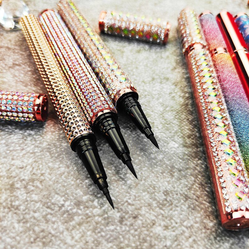 Eyelash Glue Pen Manufacturer - Lash Strip Glue Pen Waterproof Handmade Comfortable Soft Self-adhesive Magic Eyeliner Pen Black