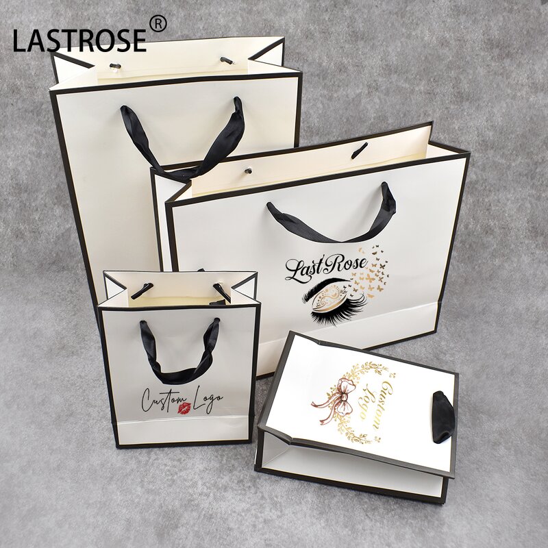 Shopping Bags Manufacturer - Paper for Lashes Mini Handbag Lashes Gift Bag with Jewelry case pink Black Plastic & Wholesale