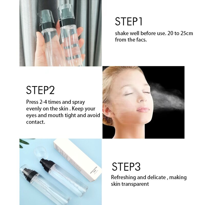 Setting Spray Manufacturer - Waterproof Mist Form Long-Lasting Oil Control & Matte Finish for All Skin Types & Private Label