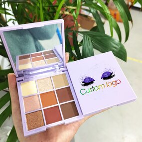 Eyeshadow Palette Manufacturer - High Quality Vegan Pigment 9 Colors Nude Matte Shimmer Powder Form Customizable & Private Label