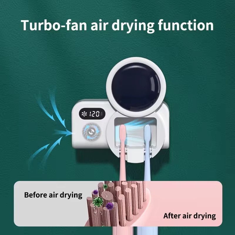 Toothbrush Sterilizer Manufacturer - UVC Wall Mounted Drying