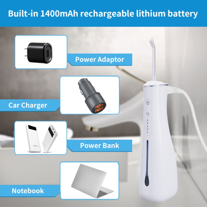 Dental Irrigator Manufacturer - Cordless Rechargeable IPX7