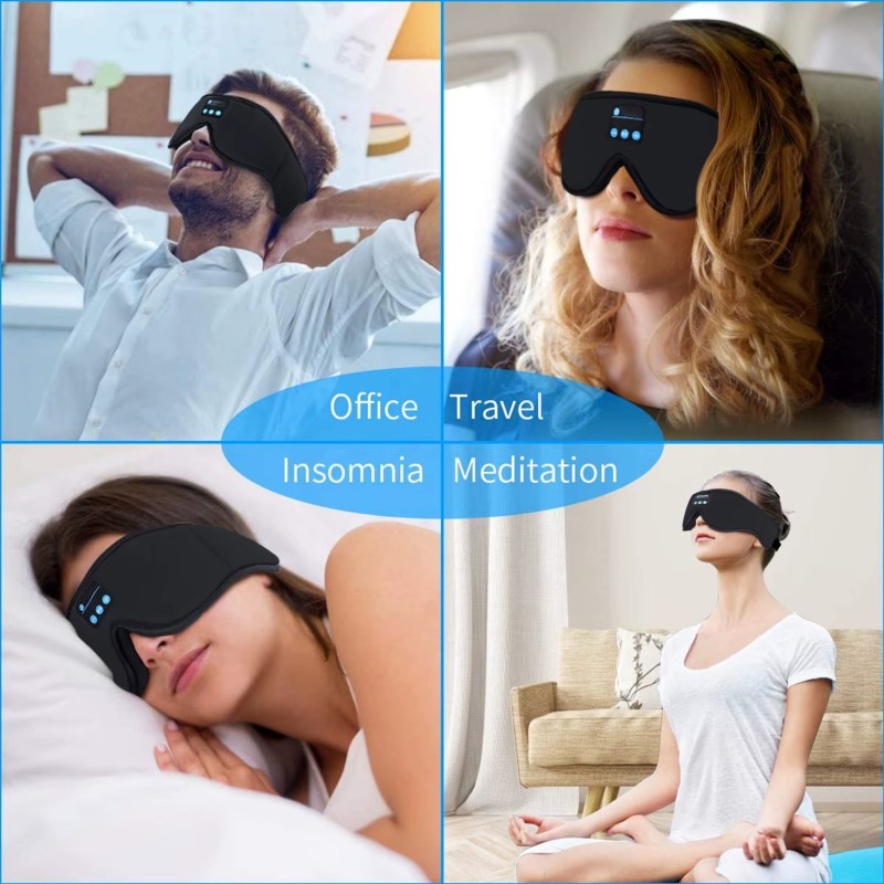 Sleeping Headphones Manufacturer - Bluetooth 3D Sleep Eye Mask
