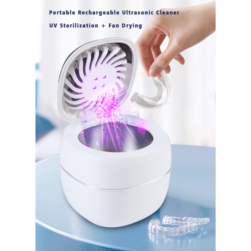 Ultrasonic Cleaner Factory - Rechargeable 25w with Drying Fan