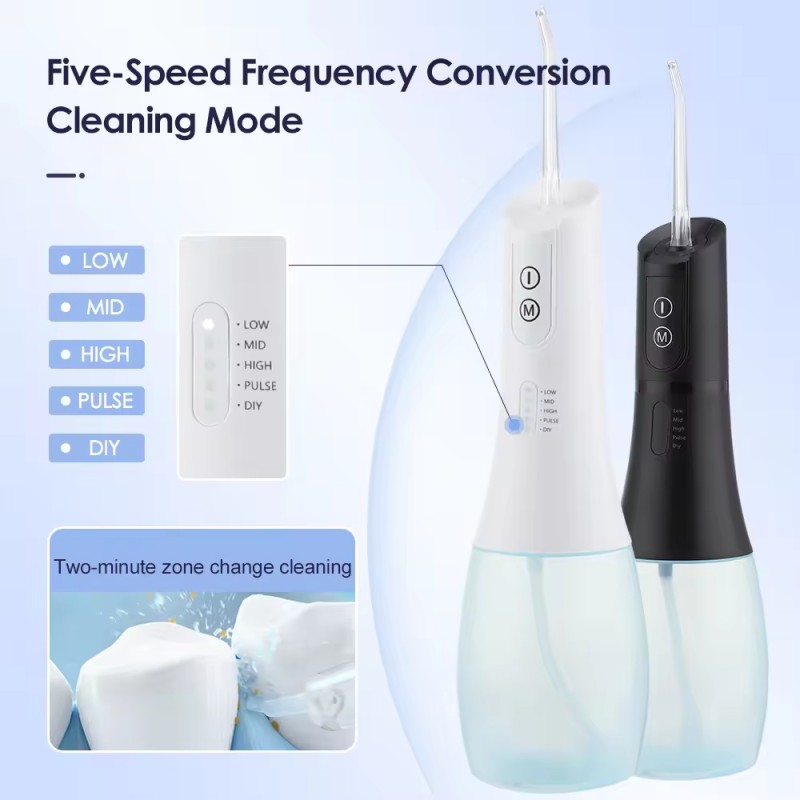 Water Flosser Manufacturer - 5 Modes 400ML Portable Oral