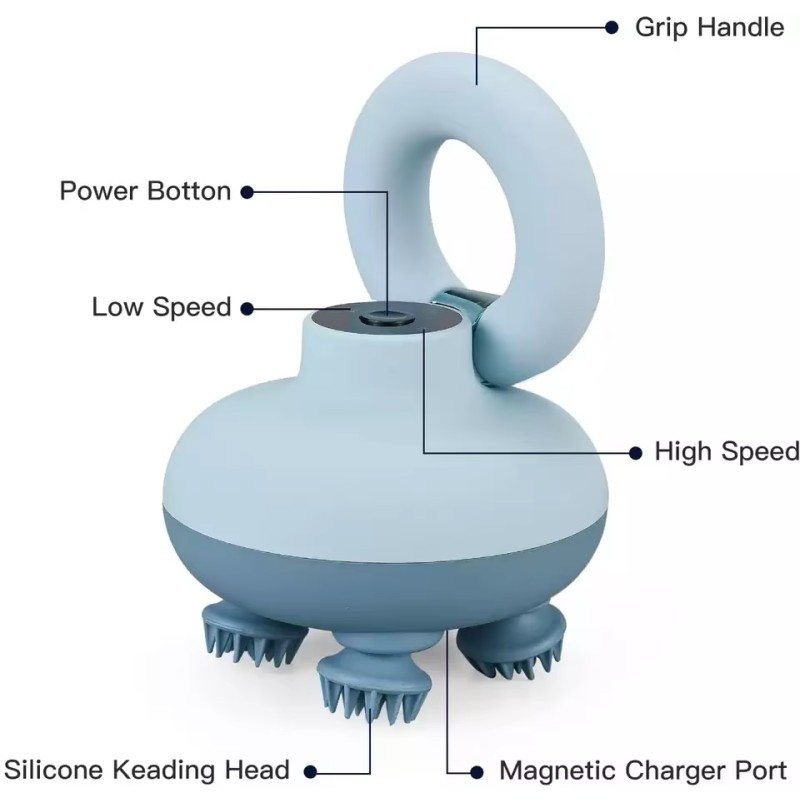 Scalp Massager Manufacturer - 3D Deep Massage Vibrating