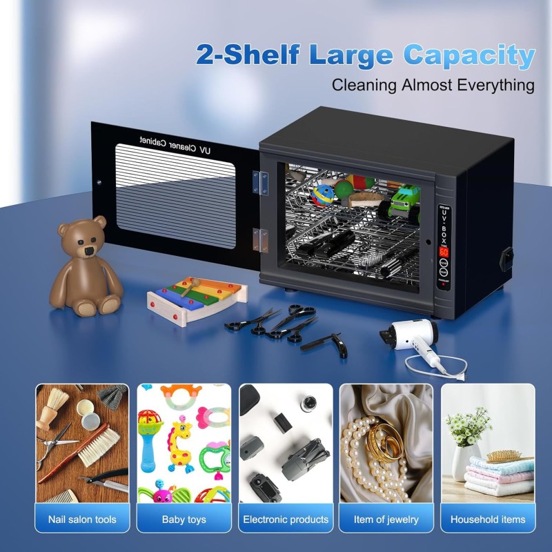 UV Cleaning Cabinet Manufacturer - 12L High Capacity Timer