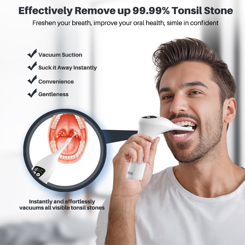Tonsil Stone Remover Supplier - APP Control Instant Suction