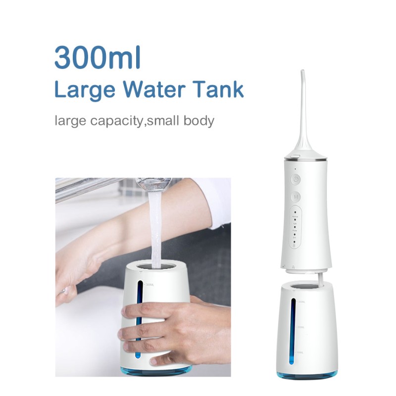 Water Flosser Factory - Portable 300ML 5 Modes Waterproof