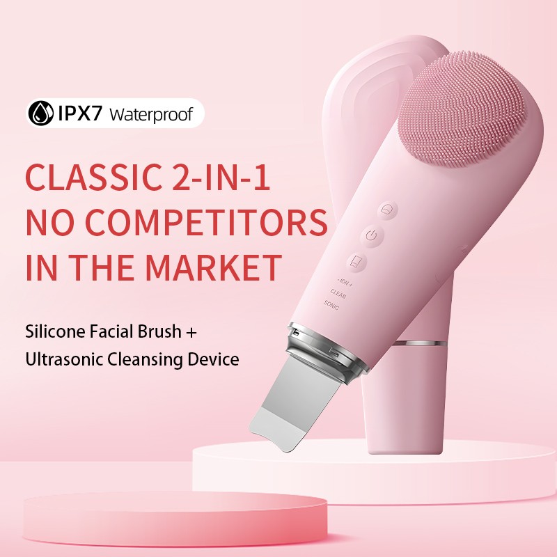 Facial Cleansing Brush Supplier - Portable 2-in-1 Vibrating