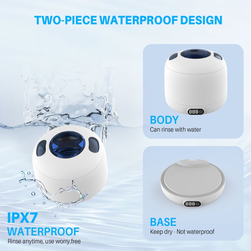 Ultrasonic Cleaner Factory - Portable UV Dental Retainer Cleaner