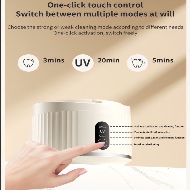 UV Cleaner Supplier - 160ml Household Ultrasonic Machine