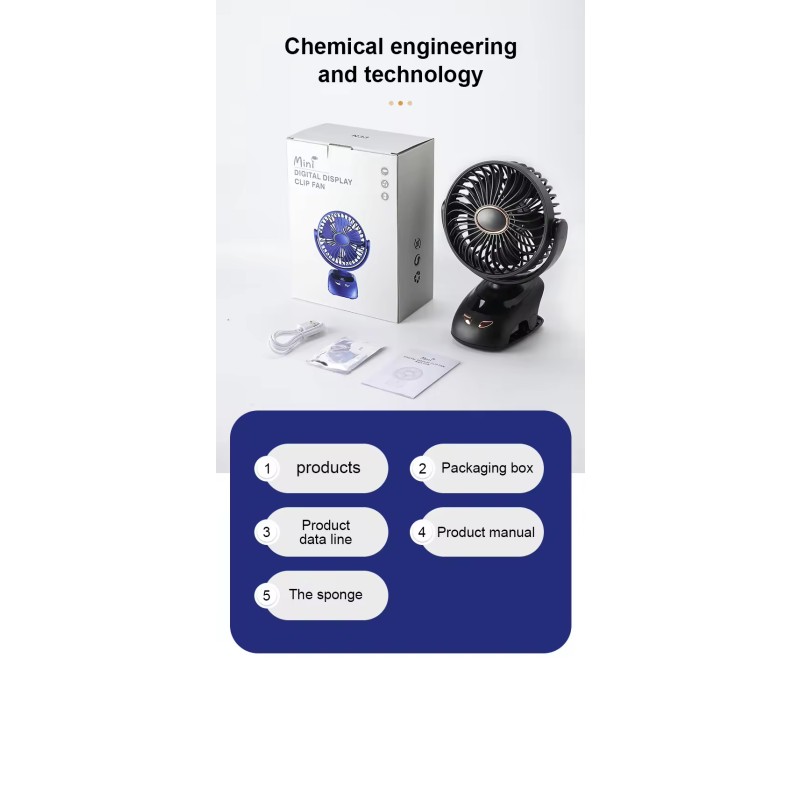 Digital Clip Fan Supplier - Low Noise Long Battery Life