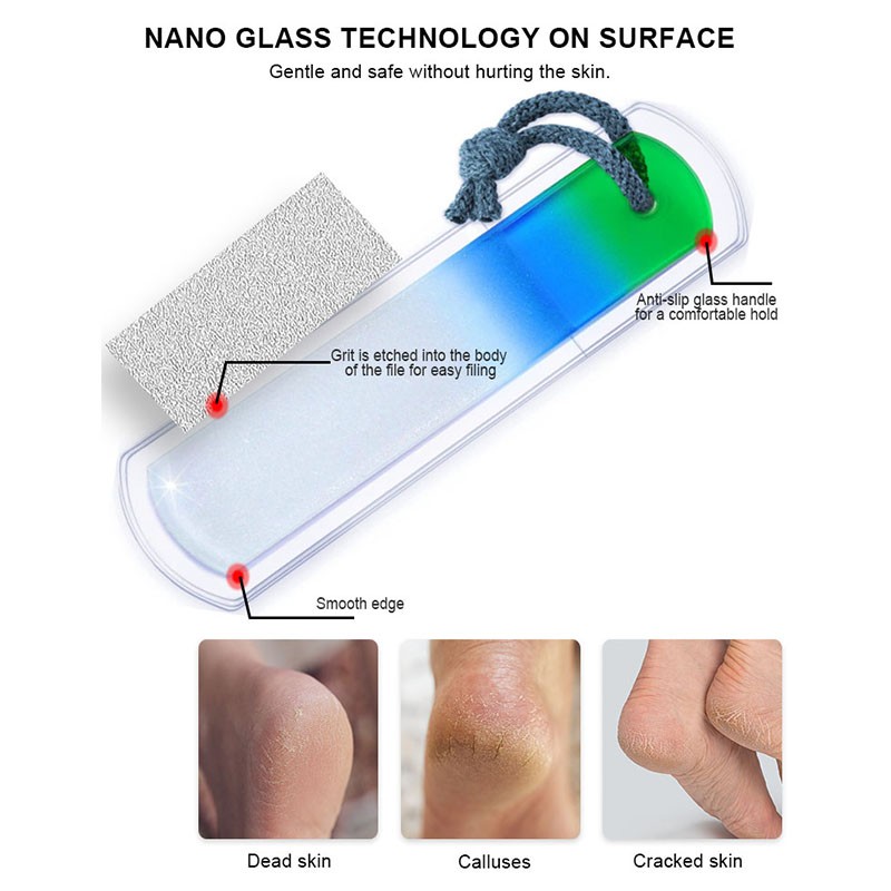 Foot Care Tool Manufacturer - Nano Glass Pad Plastic