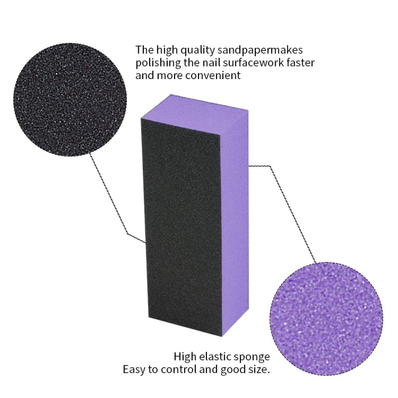 Nail Buffer Supplier - Double Side Sponge Mini