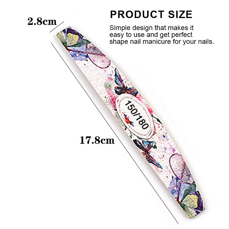 Emery Board Supplier - Sponge Flower Pattern 180/240