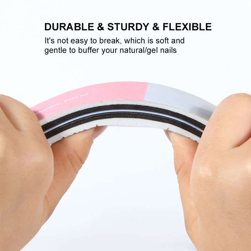 Nail Buffer Factory - Oval 3-way Plastic Shine