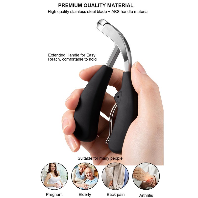 Toenail Clippers Factory - Curved Angled Head Wide Jaw