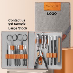 Nail Care Kit Manufacturer - 16 Piece Stainless Steel Gift Set