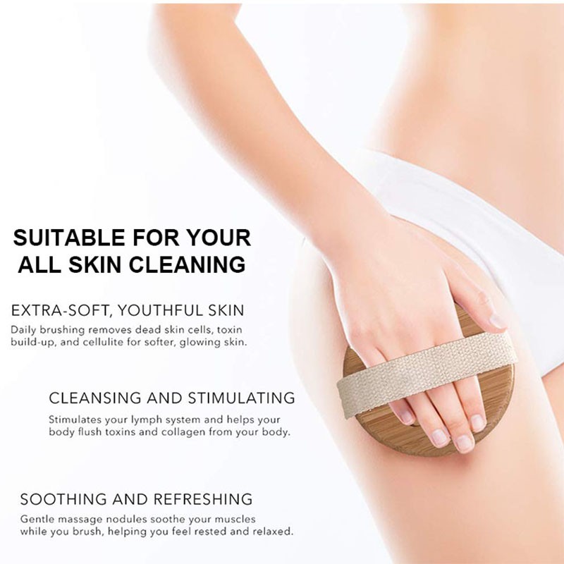 Dry Brush Manufacturer - Wooden Round Natural Bristle