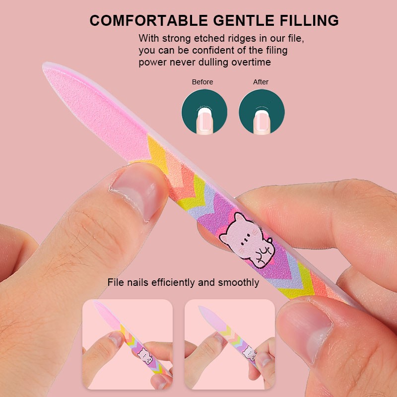 Glass Nail File Factory - 3PCS Colorful Crystal Set