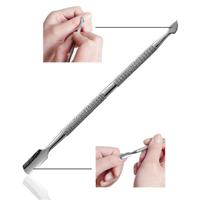 Nail Art Tool Supplier - Trimming Double Head Stainless