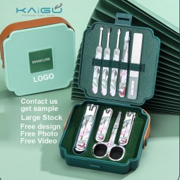 Manicure Set Manufacturer - 9 Piece Portable Nail Care Tools