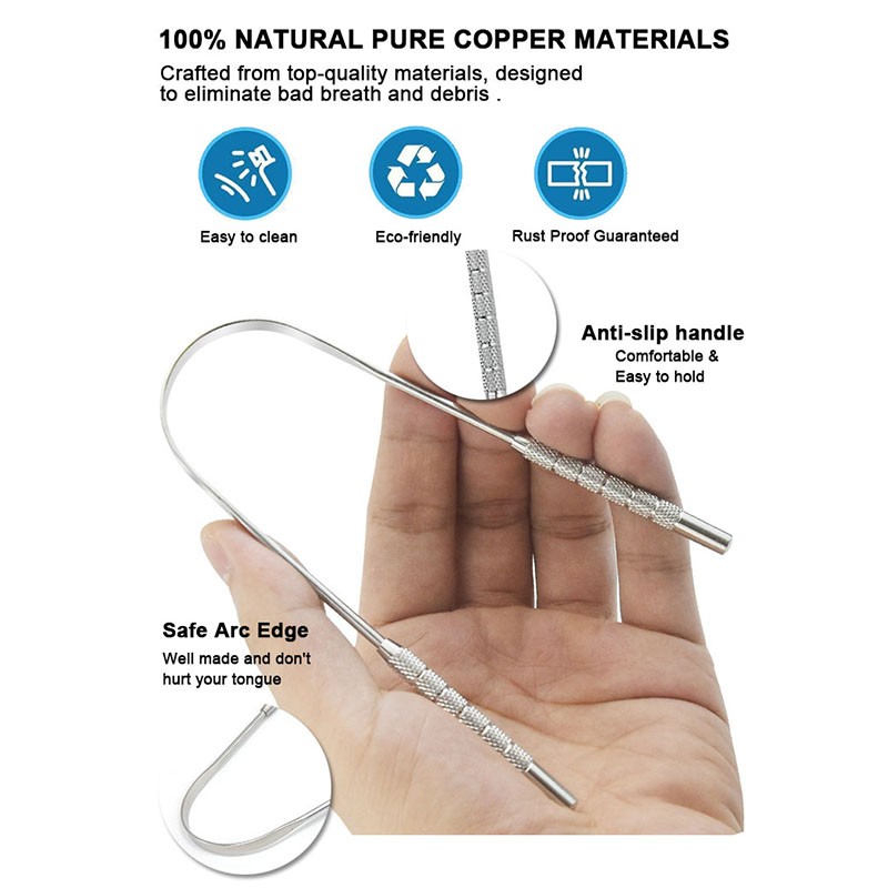 Tongue Scraper Supplier - Non Disposable Rose Gold