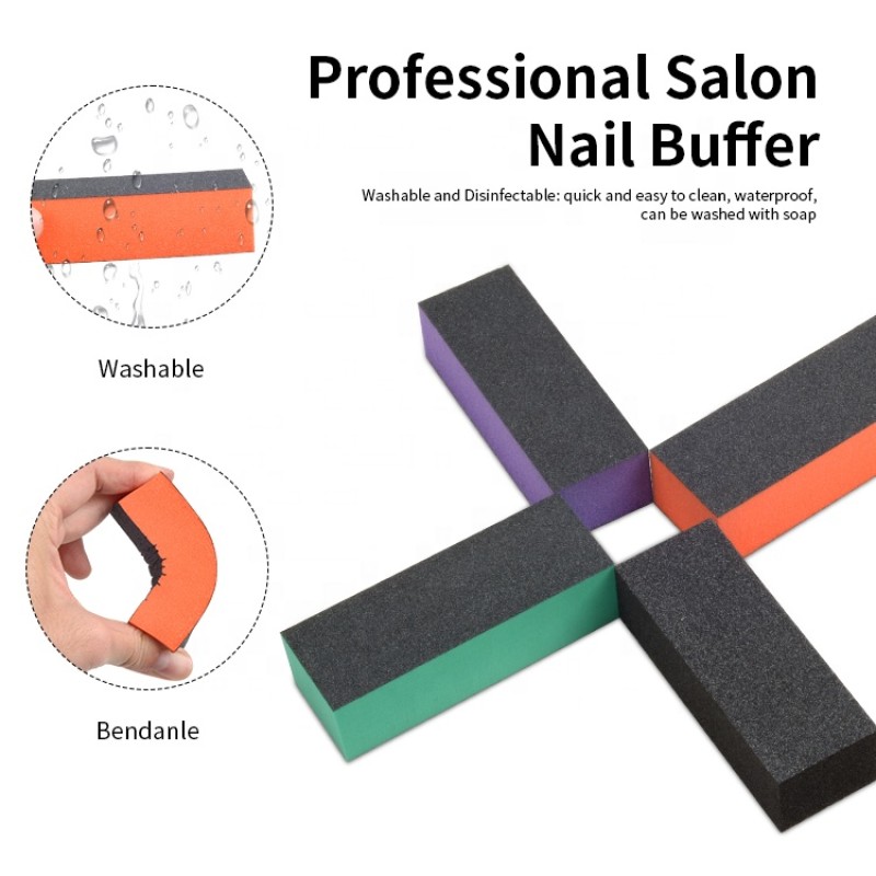 Nail Buffer Supplier - Double Side Sponge Mini