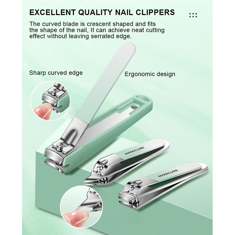 Nail Care Set Manufacturer - 15 Piece Household Gradient Design