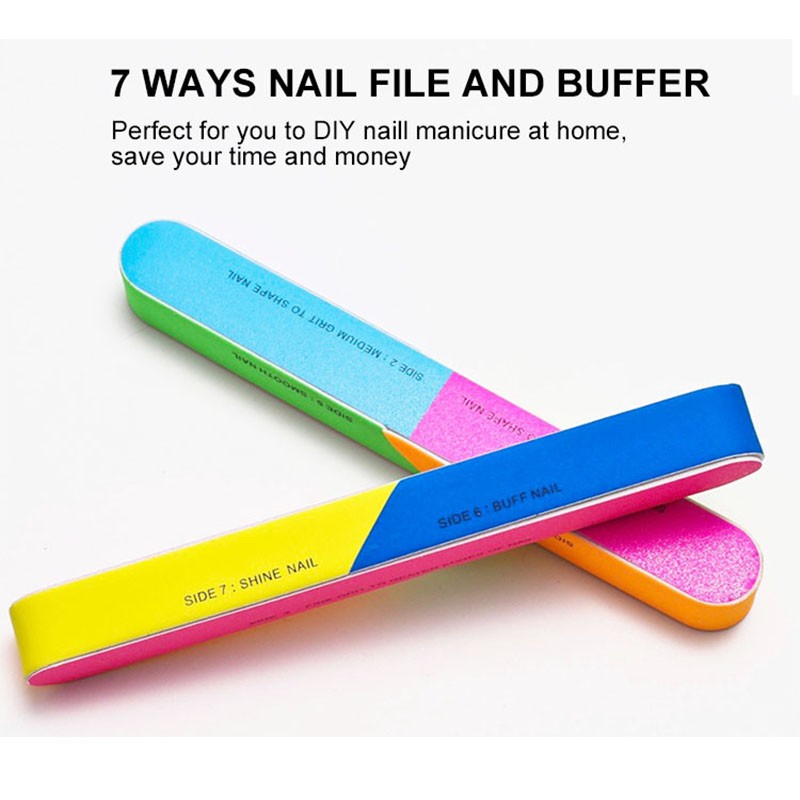 Nail Buffer Factory - 6.5 Inches 7 Step File