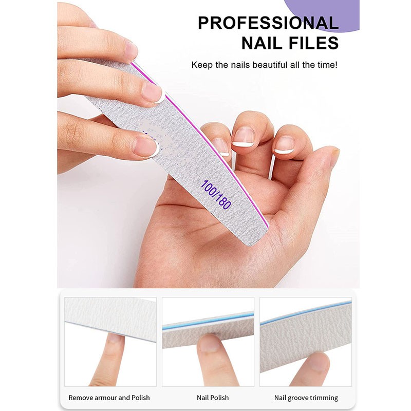 Nail File Manufacturer - Double Side 80-320 Grit Buffer