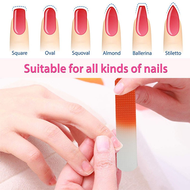 Glass Nail File Factory - Double Side Crystal Glass