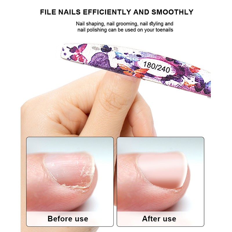 Emery Board Supplier - Sponge Flower Pattern 180/240