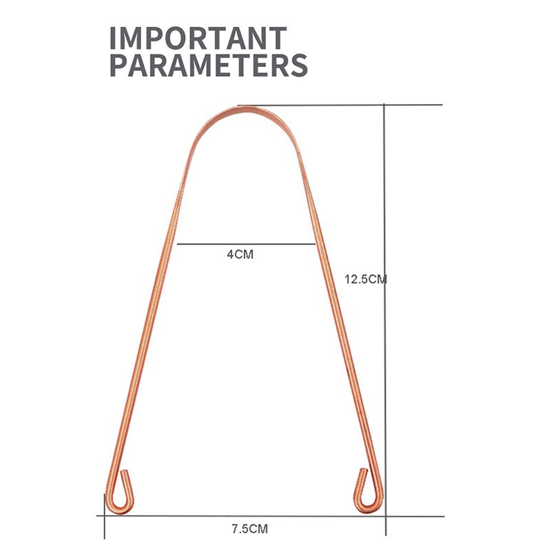 Tongue Cleaner Factory - Metal Black Water Droplet