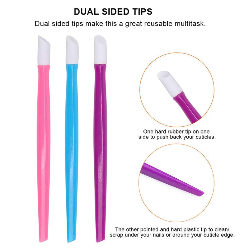Cuticle Remover Supplier - Stainless Steel Pink Fork