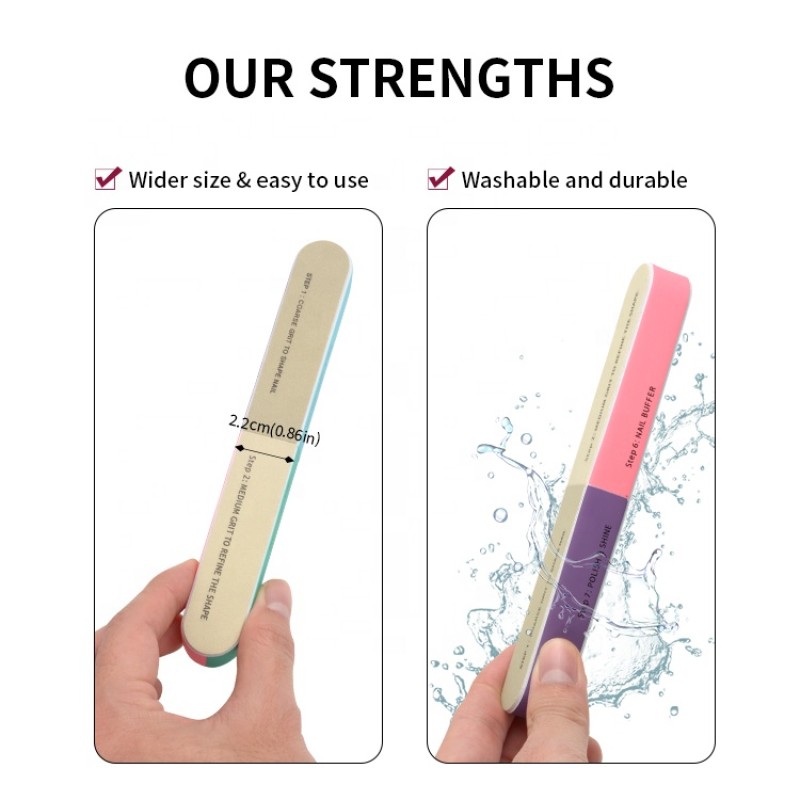 Nail File Supplier - 4 Ways EVA Shiny Polisher