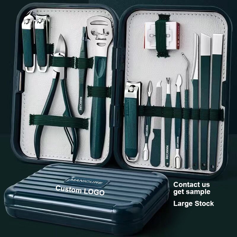 Nail Clipper Set Factory - 15 in 1 Stainless Steel Travel Case