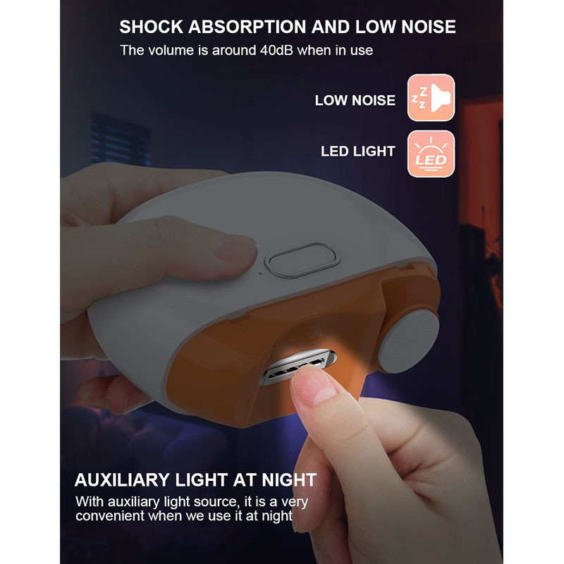 Nail Trimmer Supplier - 2 in 1 Automatic LED Light