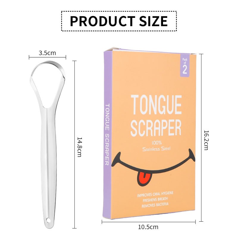 Tongue Cleaner Manufacturer - Wholesale 2pcs Kit Dental