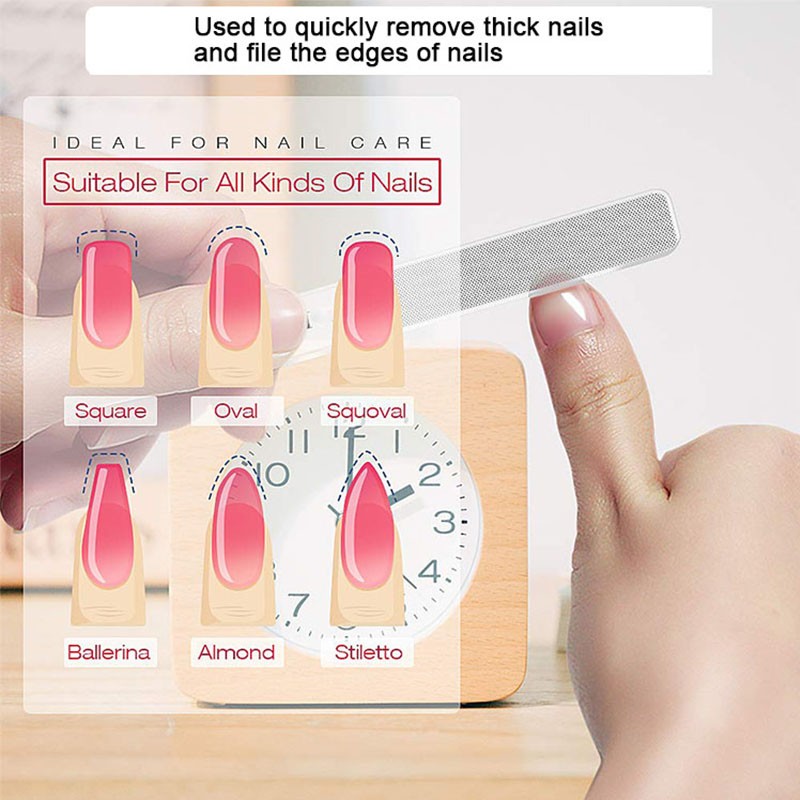 Glass Nail File Supplier - Nano Technology Czech Crystal