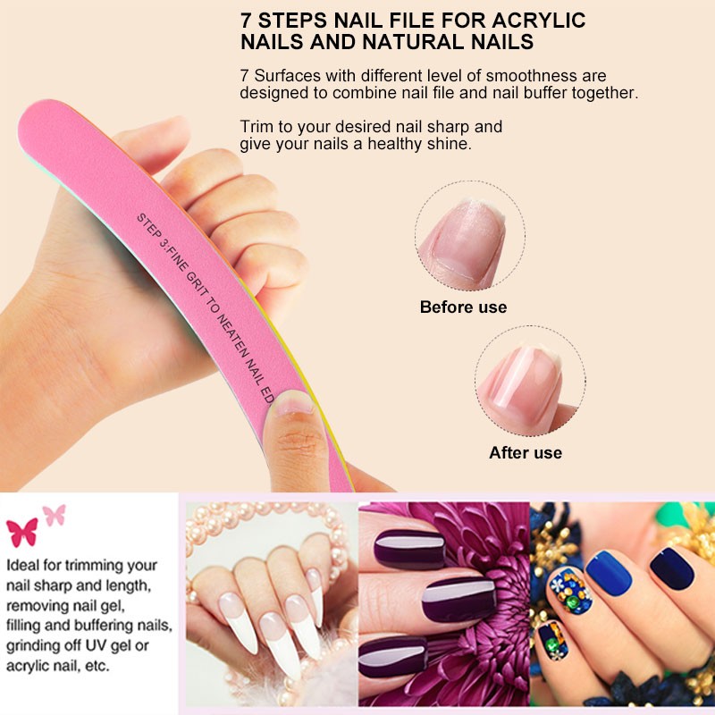 Nail Buffer Manufacturer - Bulk Six Side 120-6000 Grit