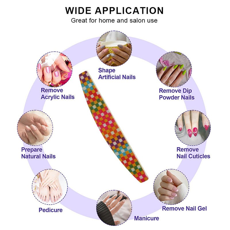 Nail File Manufacturer - Reusable 2 Side 100/180 Grit