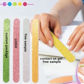 Emery Board Manufacturer - Colorful Glitter Dual Sided